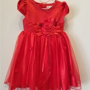 Red Party Special Ocassion Dress Size 2